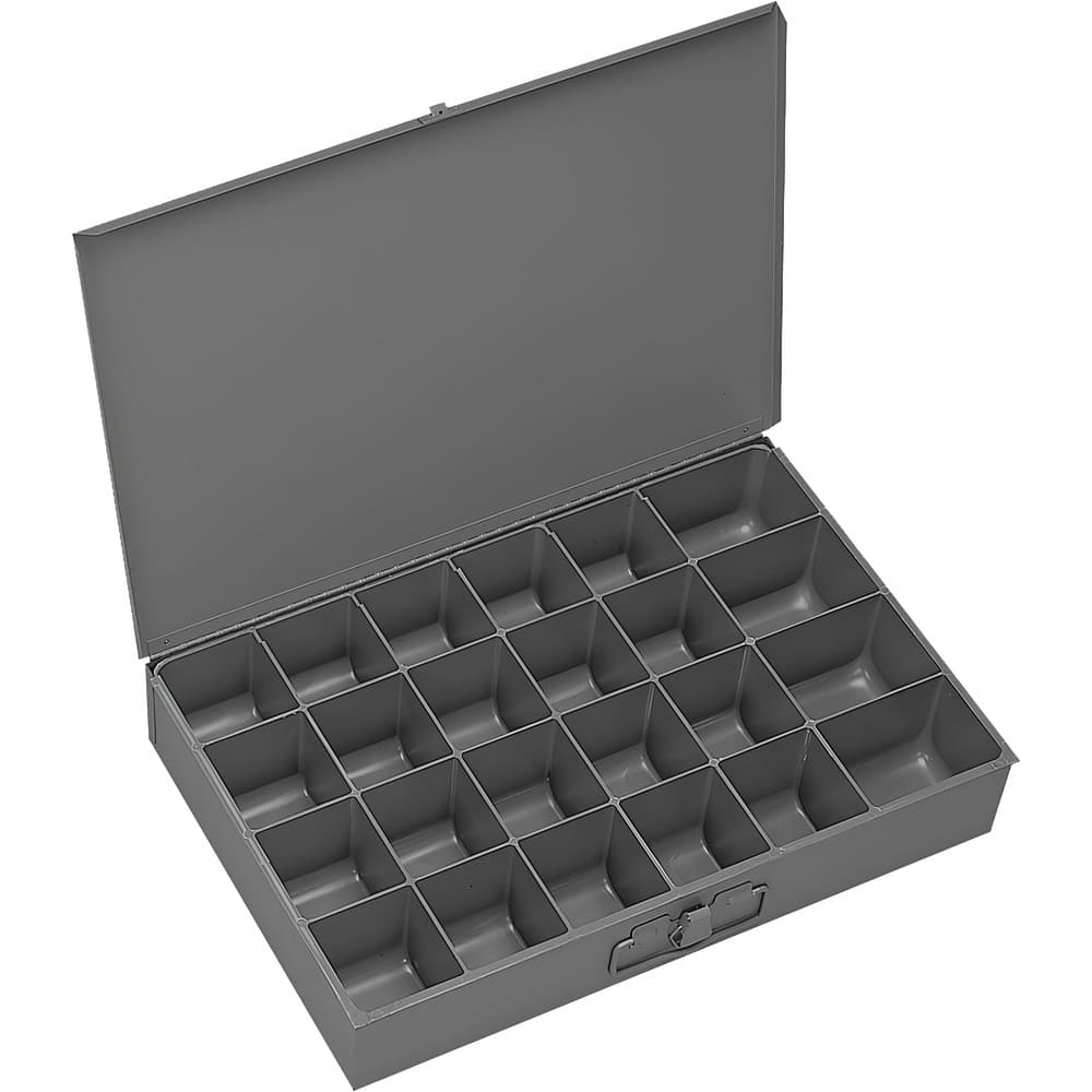 Small Parts Storage Drawers, Drawer Type: Large Storage Drawer , Number Of Compartments: 24.000 , Removable Dividers: Yes , Drawer Material: Steel  MPN:102-95-RSC-IND