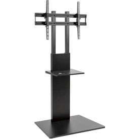 TygerClaw Slim TV Floor Stand with Equipment Shelf For 37