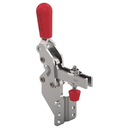 Hold-Down Clamp, Steel, Red Handle MPN:2002-UF