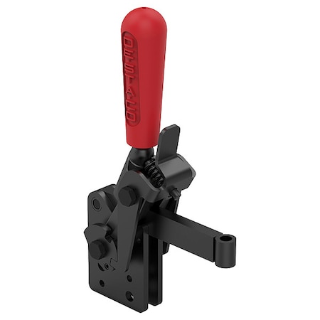Hold-Down Clamp, Steel, Red Handle MPN:533-LBR