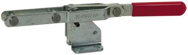 Pull-Action Latch Clamp: Horizontal, 450 lb, U-Hook, Flanged Base MPN:301-SS