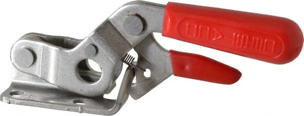 Pull-Action Latch Clamp: Horizontal, 2,000 lb, U-Hook, Flanged Base MPN:341-RSS