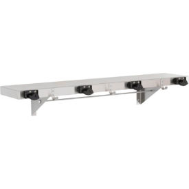 Bobrick Mop/Broom Holder w/ Hooks Stainless 36