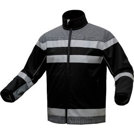 GSS Quartz Enhanced Visibility Sweatshirt Polyester Class 3 Black XL 7533-XL