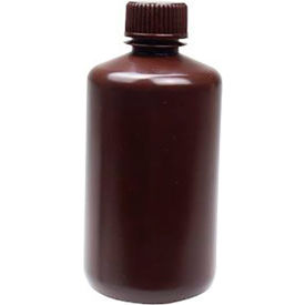United Scientific™ Reagent Bottle Narrow Mouth HDPE 250ml Capacity Amber Pack of 12 33427
