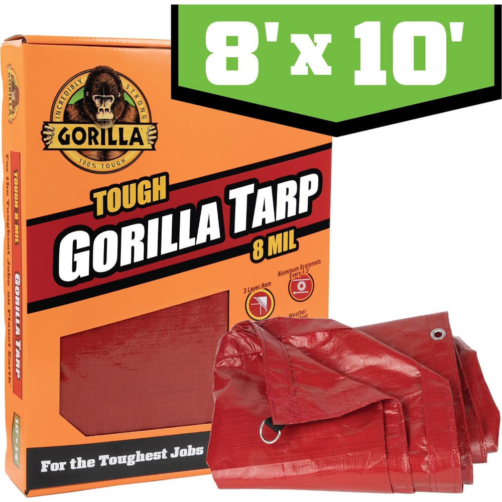 Tarps & Dust Covers; Material: Polyethylene ; Shape: Rectangle ; Length (Feet): 10 ; Width (Feet): 8 ; Width (Inch): 96in ; Grommet: Yes MPN:97031