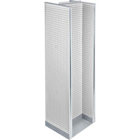 Global Approved 700430-WHT H-Shaped Pegboard Display 16