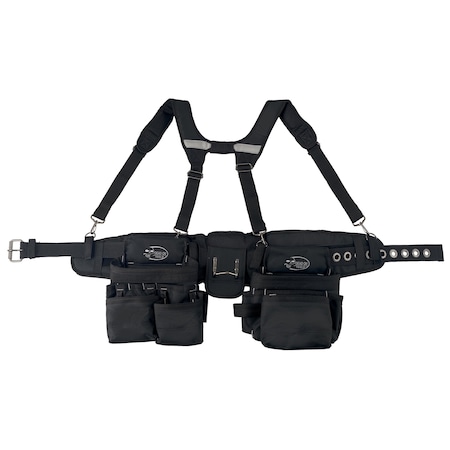 Tool Belt, Tool Rig with Suspenders, 600 Denier Poly, 24 Pockets MPN:DO-FR