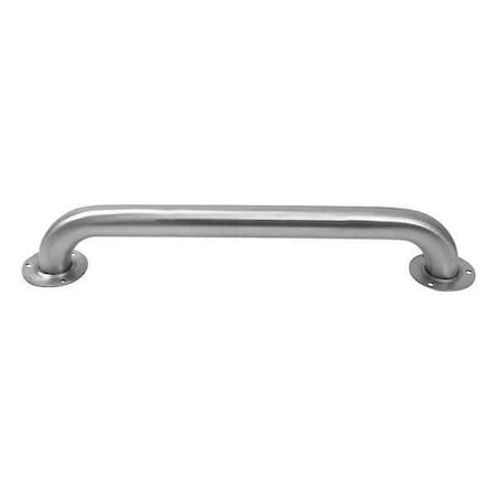 Exposed Stainless Steel Grab Bar, 1-1/4x16, Flange, 19