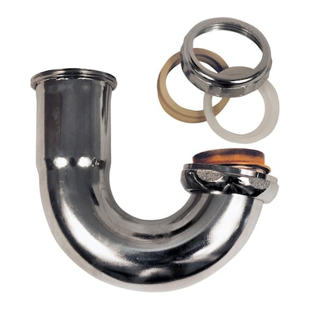 J-Bend Sink J-Bend with Washer Joint, 1-1/4