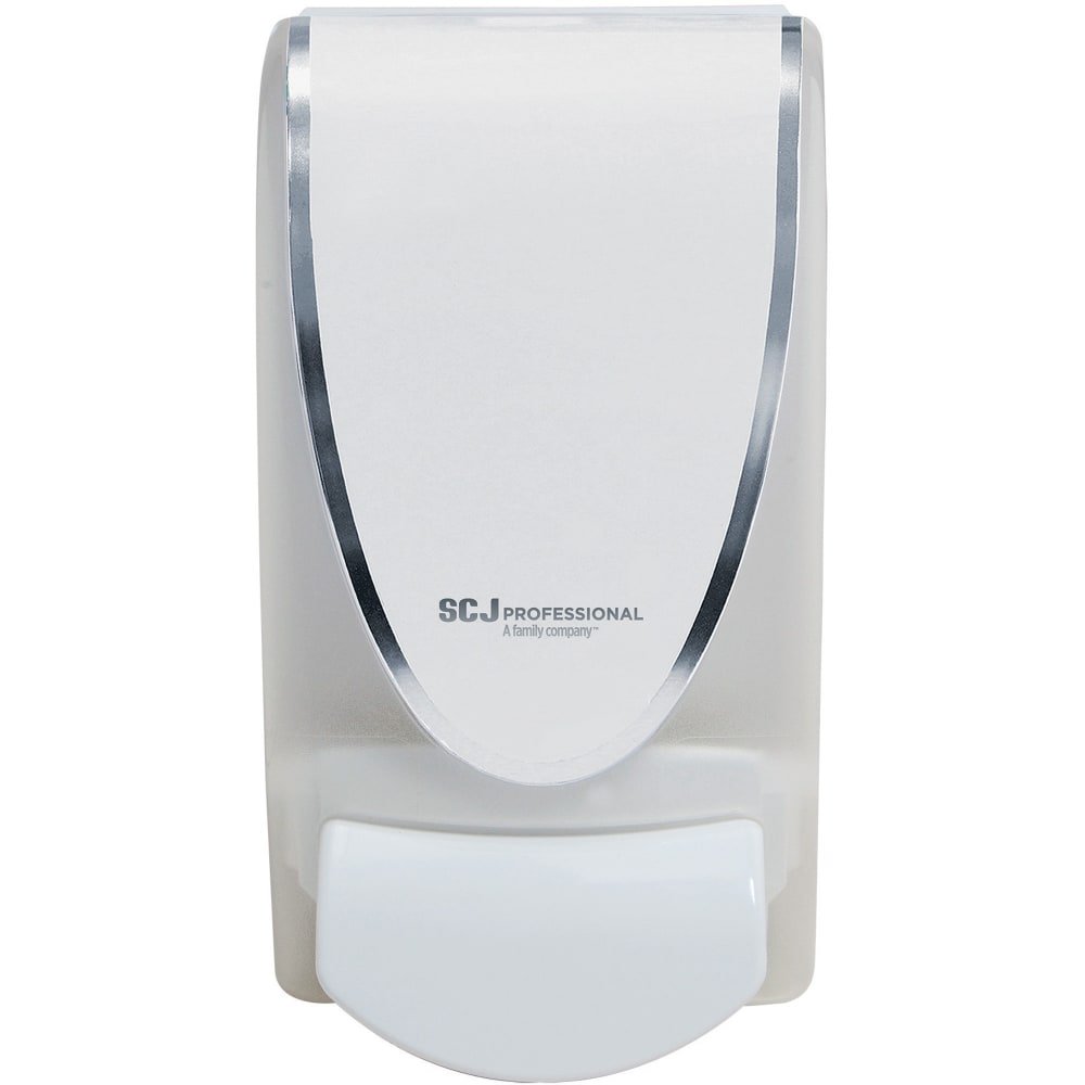 SC Johnson Manual Soap Dispenser - Manual - 1.06 quart Capacity - Durable, Antimicrobial, Anti-bacterial - White - 1Each (Min Order Qty 14) MPN:TPW1LDS