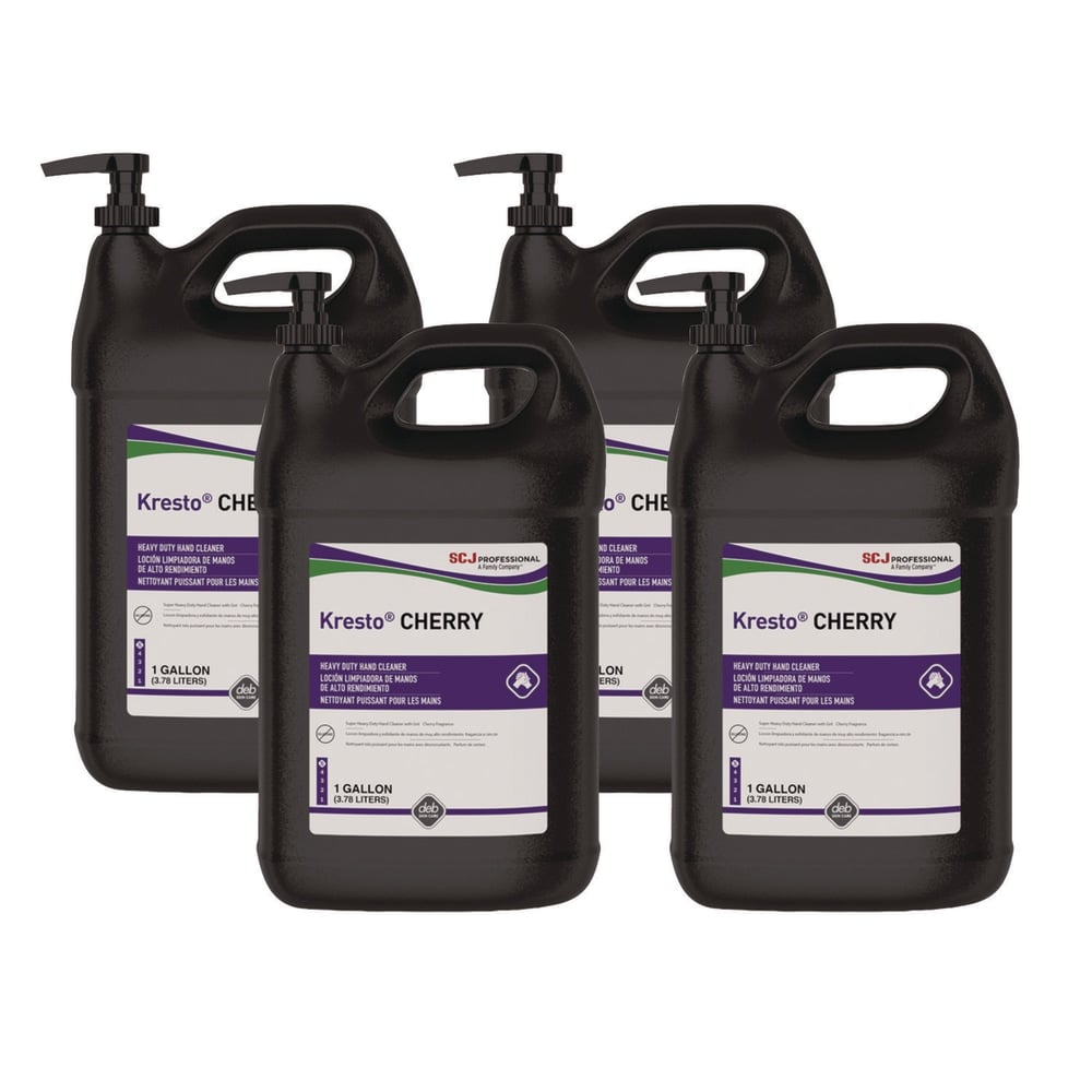 SC Johnson Professional Kresto Cherry Heavy Duty Hand Cleaner Manual Cartridge, Cherry Scent, 1 gal, 4/Carton MPN:KCH1G