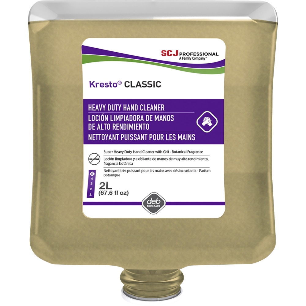 Kresto Classic 2 L Refill Heavy Duty Hand Cleaner Manual Cartridge - Fougere Scent (4/Carton) - 2.11 quart (67.52 Oz)- KCL2LT MPN:KCL2LT