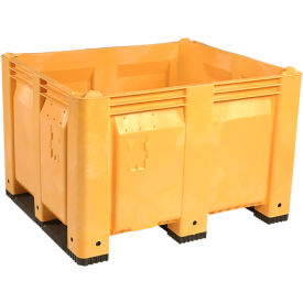 Decade® Solid Wall Pallet Container Long Side Runners 48