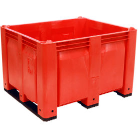 Decade® Solid Wall Pallet Container Long Side Runners 48
