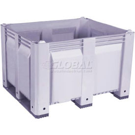 Decade® Solid Wall Pallet Container Short Side Runners 48
