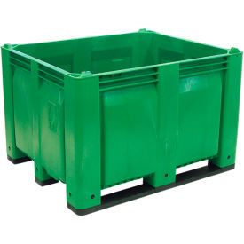 Decade® Solid Wall Pallet Container Short Side Runners 48
