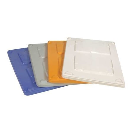 White Plastic Bulk Container Lid MPN:5002008-110
