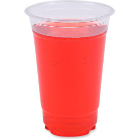 Boardwalk® Clear Plastic Cold Cups 20 oz PET 50 Cups/Sleeve 20 Sleeves/case BWKPET20