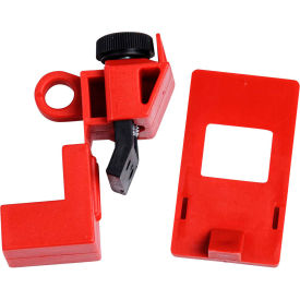 Brady® 65396 120/277 Volt Clamp-On Breaker Lockout Polypropylene 15/16