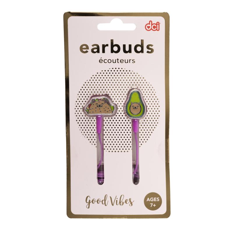 DCI Earbuds, Gato Taco, 59316 (Min Order Qty 10) MPN:59316