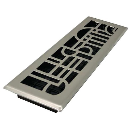 Floor Register 5.5 X 13.5, Plated Nickel, Plated Steel MPN:ADH412-NKL