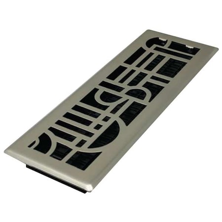 Floor Register 5.5 X 15.5, Plated Nickel, Plated Steel MPN:ADH414-NKL