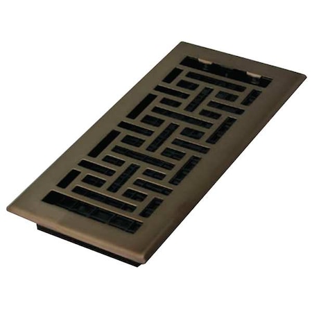 Floor Register 5.5 X 11.5, Rubbed Bronze, Plated Steel MPN:AJH410-RB