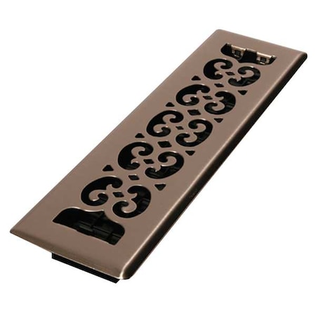 Floor Register 3.75 X 15.5, Brushed Nickel, Plastic MPN:SPH214-NKL