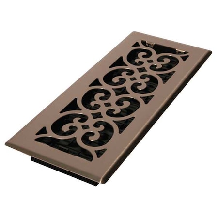 Floor Register 5.5 X 13.5, Brushed Nickel, Plastic MPN:SPH412-NKL