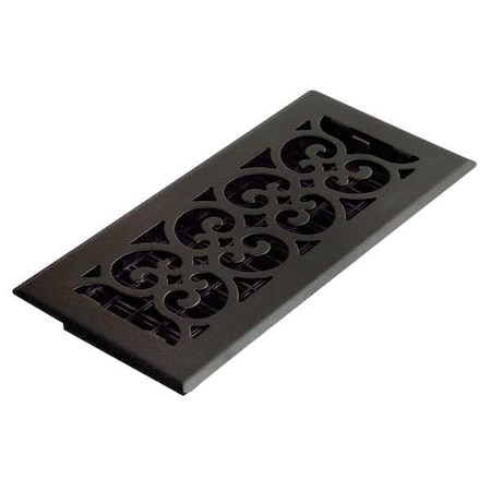 Floor Register 5.5 X 11.5, Textured Black, Cast Iron MPN:ST410