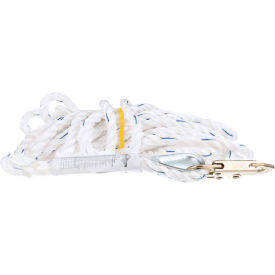 PeakWorks® Standard Vertical Lifeline Snap Hook & Back Splice 5/8