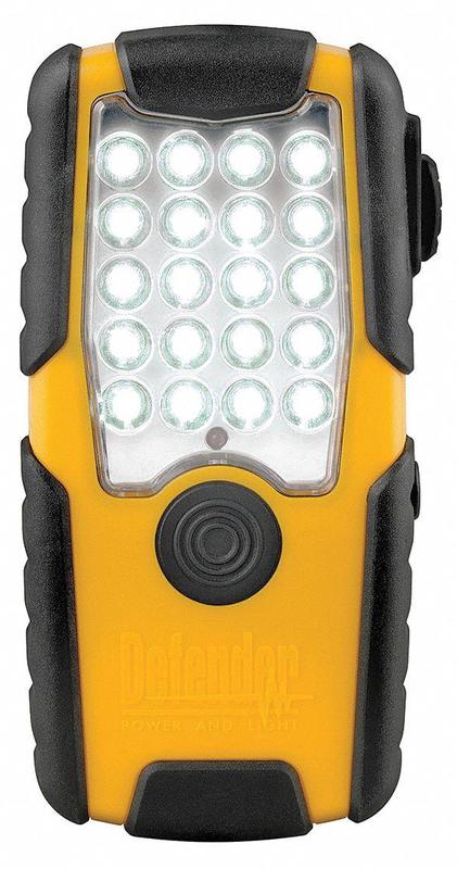 Handheld Flashlight Plastic Yellow 55lm MPN:E712848