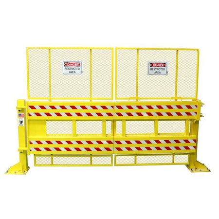 Safety Gate, Manual, Steel, 12 ft Gate W MPN:DG20-10-SG-RH