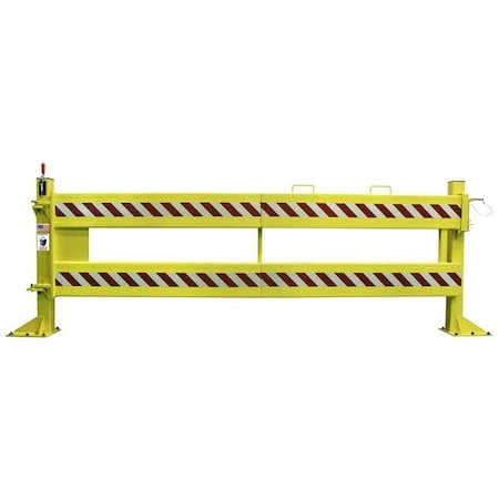 Safety Gate, Manual, Steel, 11 ft Gate W MPN:DG20-9-LH