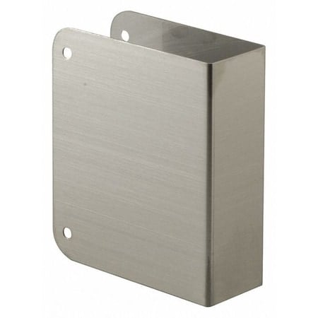Door Repair Cover, Stainless Steel, Silver MPN:U 9492