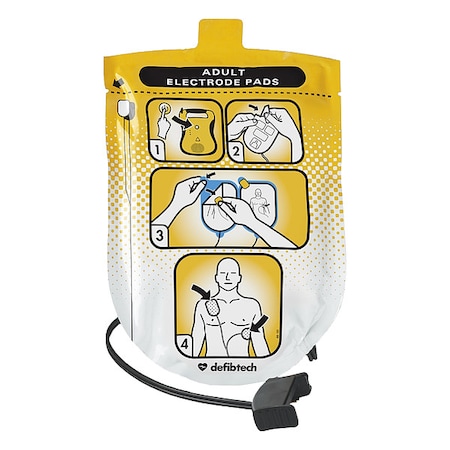 Adult Electrode Pads, 12 In. L, PR MPN:DDP-100