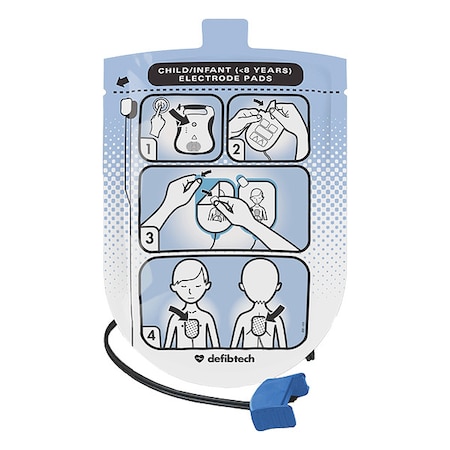 Pediatric Electrode Pads, 12 In. L, PR MPN:DDP-200P
