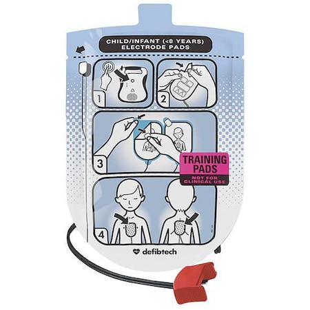 Pediatric Electrode Pads, 12 In. L, PR MPN:DDP-201TR