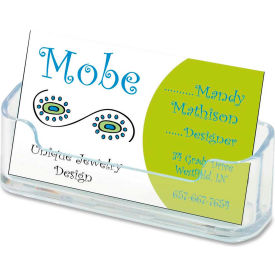 Deflect-o® Desktop Business Card Holder Plastic 1/Pk 70101