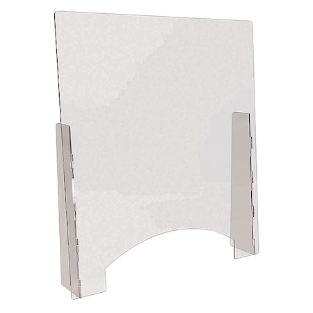 Sneeze Guard, Acrylic, Clear, PK2 MPN:PBCTA3136P