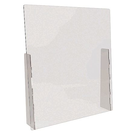 Sneeze Guard, Polycarbonate, Clear, Width: 31 3/4 in, PK2 MPN:PBCTPC3136F