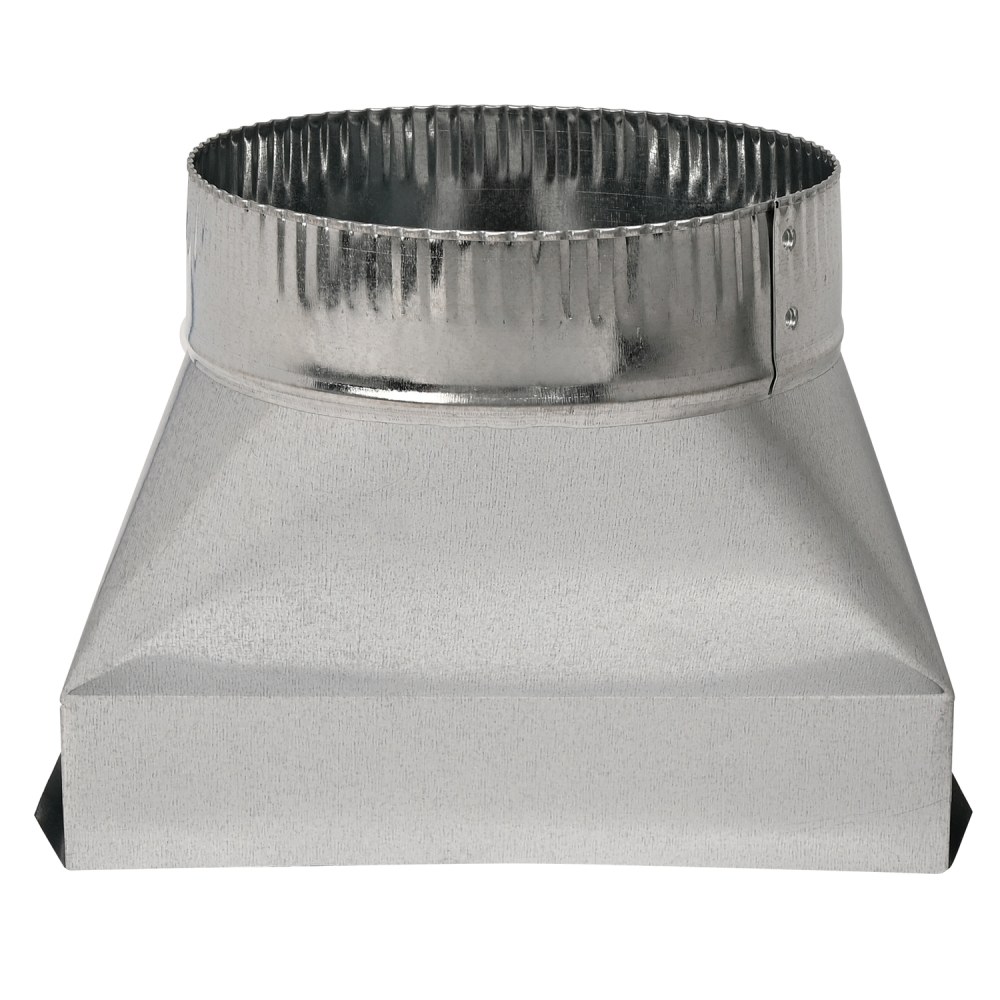 Deflecto 7in Galvanized Round Transition For Ranges, Silver, DGT37 MPN:DGT37
