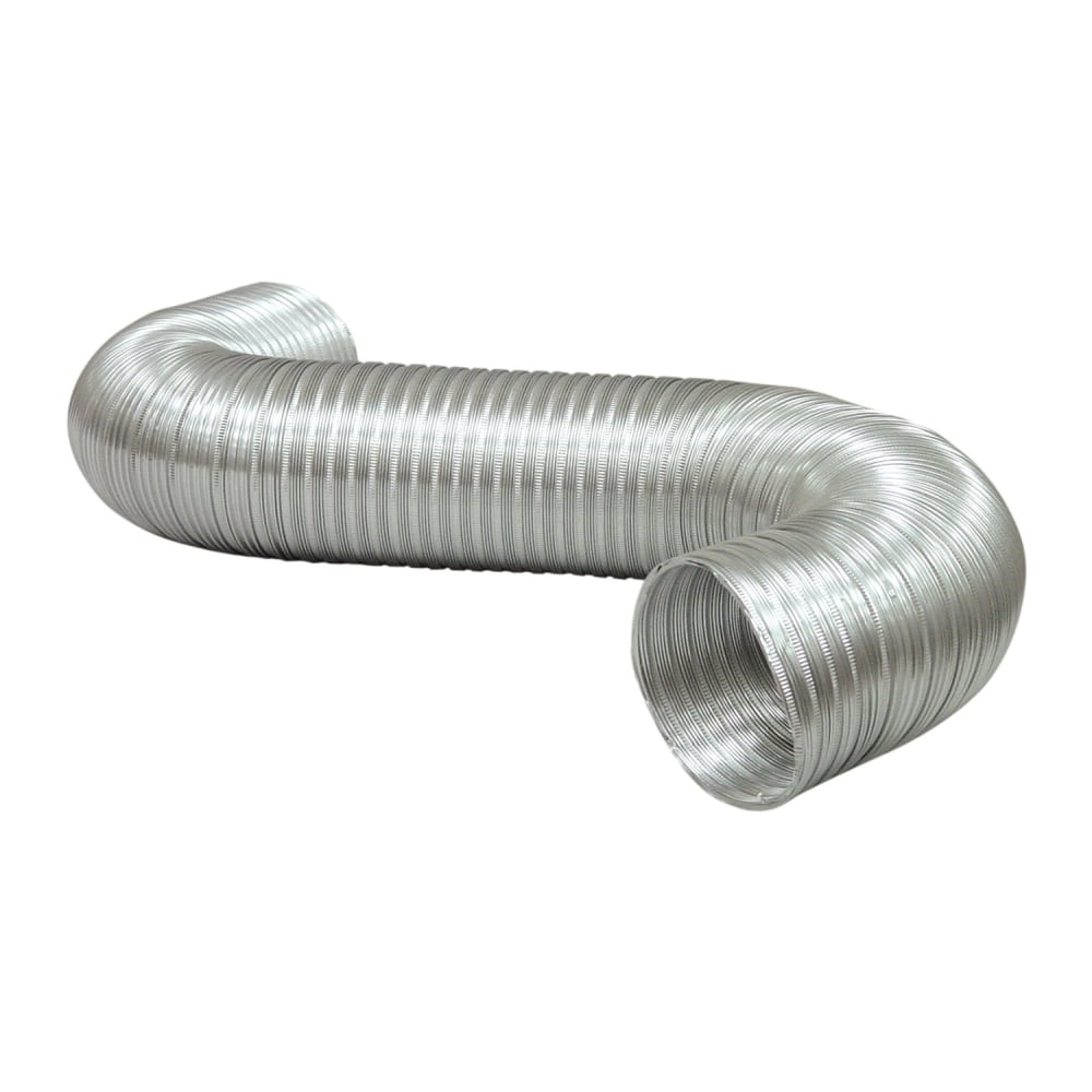 Deflecto 8ft Semi-Rigid Flexible Aluminum Duct, 6in Diameter, A068-4-A MPN:A068-4-A
