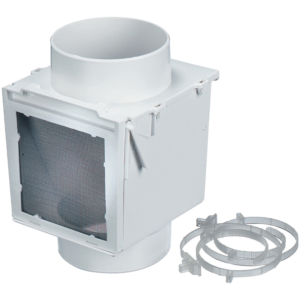 Deflecto Dryer Heat Diverter, White, EX12 MPN:EX12