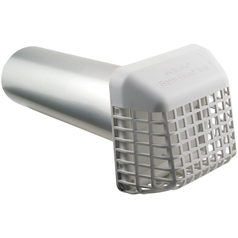 Deflecto Supurr Guard Louvered Vent Hood For Dryers, White, GVHAW4 MPN:GVHAW4