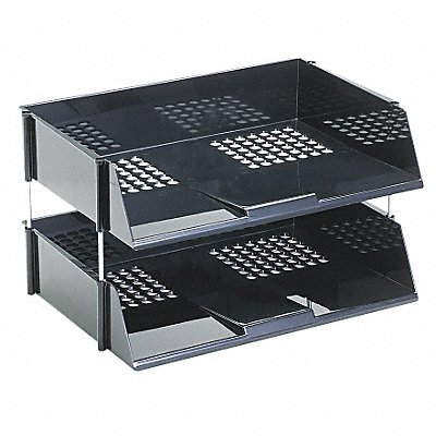 Letter Tray Black Plastic PK2 MPN:DEF582704