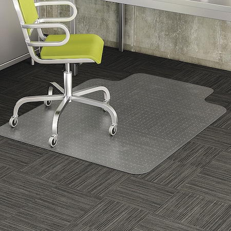 Chair Mat, Traditional Lip, Clear, Cleated MPN:CM13432FGR