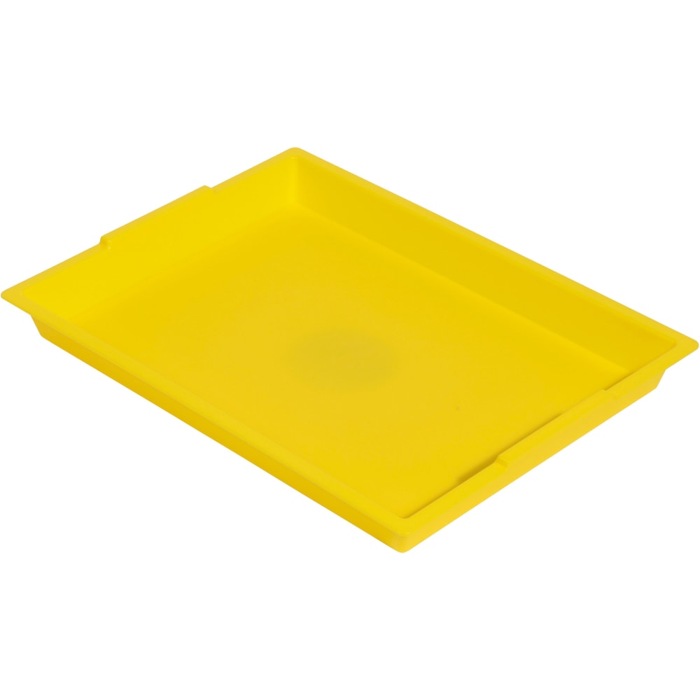 Deflecto Antimicrobial Finger Paint Tray, Painting, 1.83inH x 16.04inW x 12.07inD, Yellow, Polypropylene, Plastic MPN:39507YEL