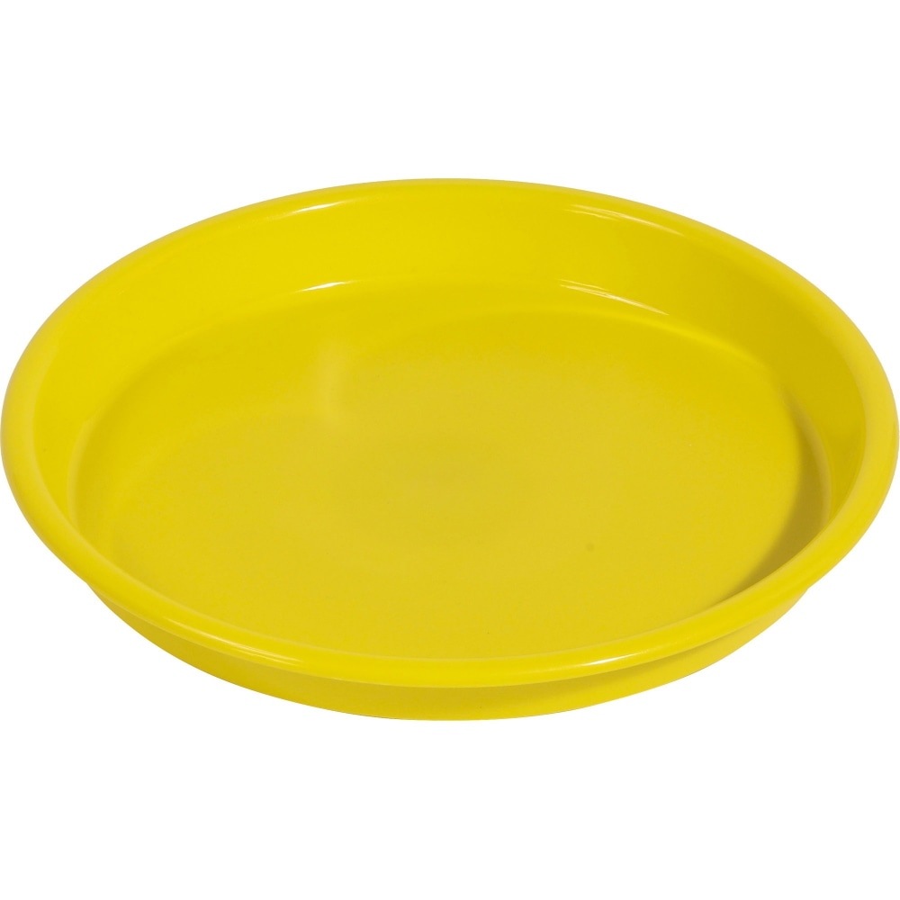 Deflecto Kids Antimicrobial Round Craft Tray, Accessories, Art, Craft, 1.61inH x 13.07inW x 13.07inD, Yellow, Polypropylene MPN:39514YEL